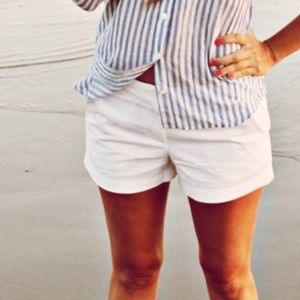 j.crew white chino shorts
